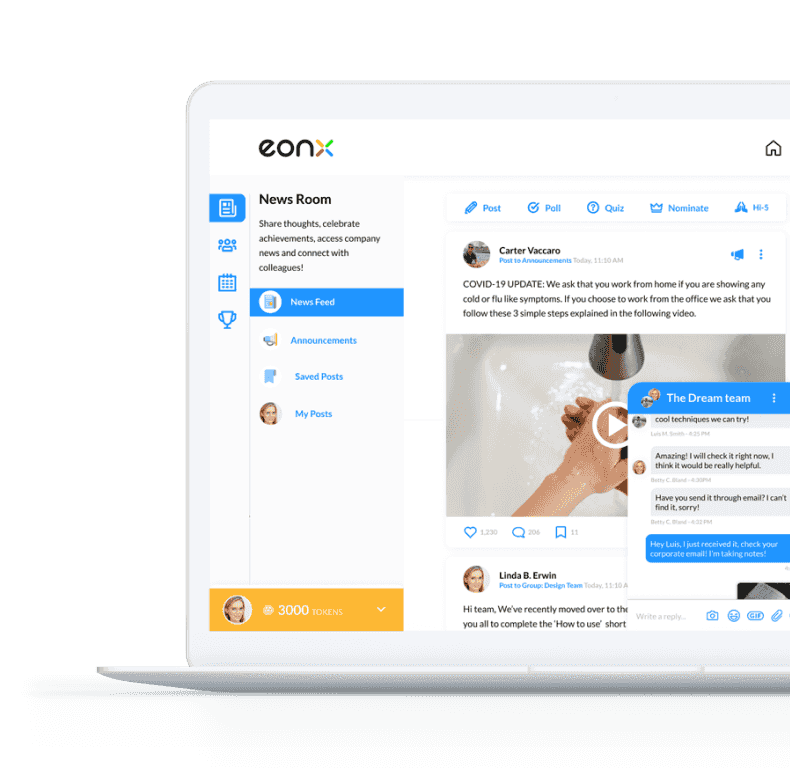 Connect your workforce through Live-chat